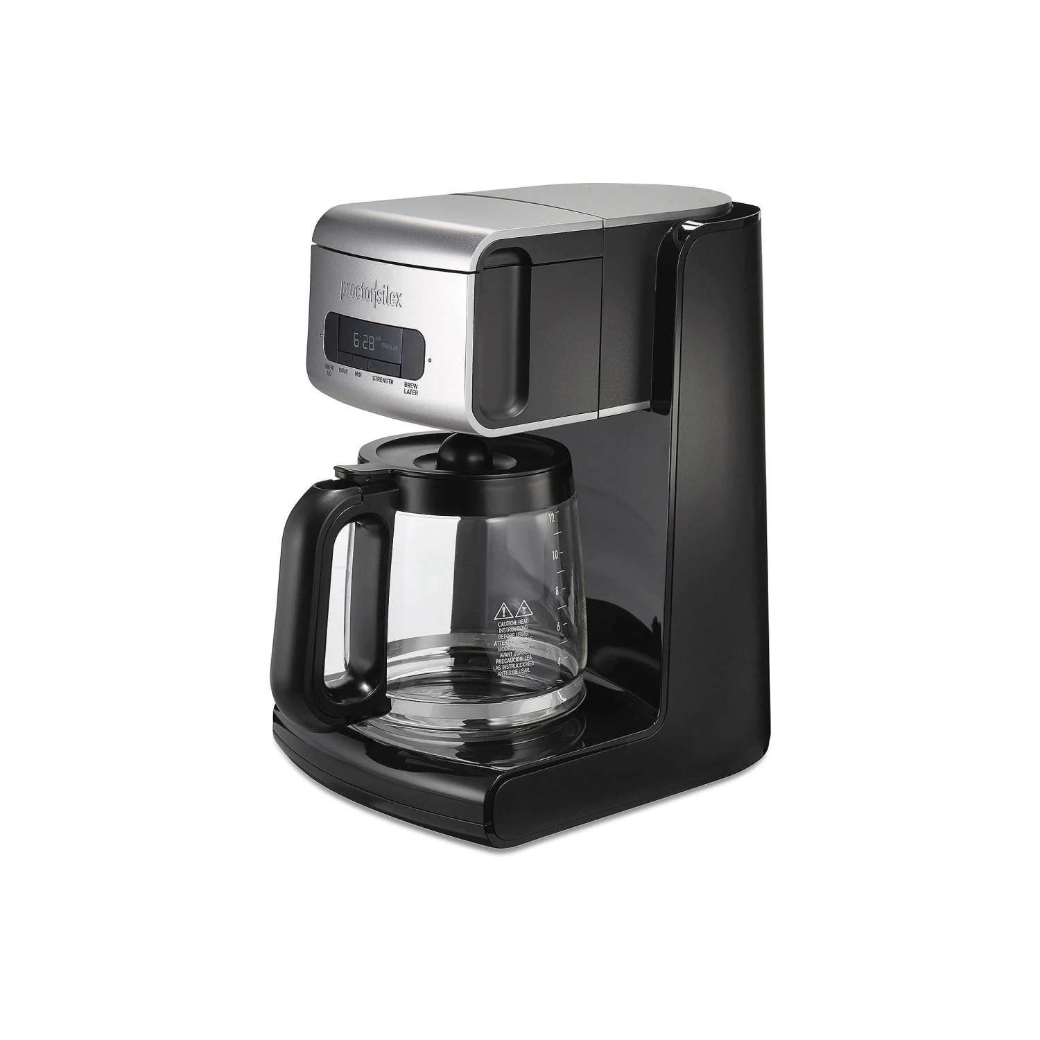 Proctor Silex Proctor Silex Frontfill' Programmable 12 Cup Coffee Maker 43687 - BLACK ONE SIZE 1 Proctor Silex Proctor Silex Frontfill' Programmable 12 Cup Coffee Maker 43687 - BLACK ONE SIZE