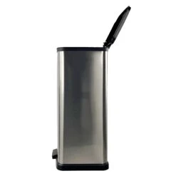 Mainstays Mainstays MS2023IML132 13.2 Gallon Trash Can, Plastic Rectangular Step Kitchen Trash Can, Silver 9 Mainstays Mainstays MS2023IML132 13.2 Gallon Trash Can, Plastic Rectangular Step Kitchen Trash Can, Silver -Digitopia Deals Store 033b26f932704e05acd3a9900ab8a6b0