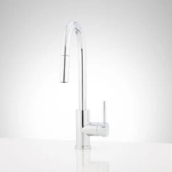 Signature Hardware Ravenel Single-Hole Pull-Down Kitchen Faucet - Chrome