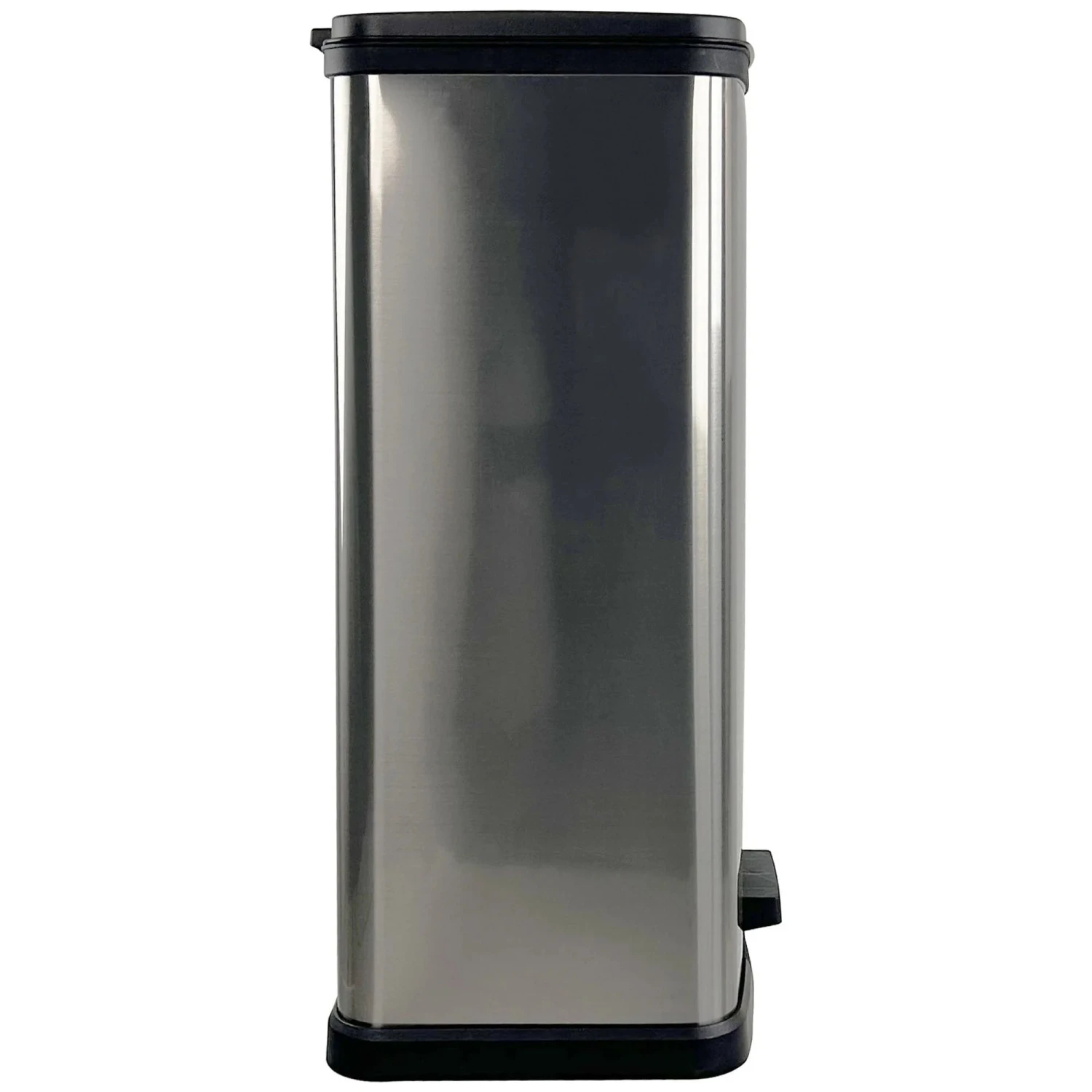 Mainstays Mainstays MS2023IML132 13.2 Gallon Trash Can, Plastic Rectangular Step Kitchen Trash Can, Silver 7 Mainstays Mainstays MS2023IML132 13.2 Gallon Trash Can, Plastic Rectangular Step Kitchen Trash Can, Silver - Image 7