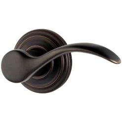 Kwikset Kwikset Pembroke Venetian Bronze Hall/Closet Lever-720PML 11P RCAL RCS