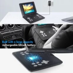 Doosl Doosl Rotation Portable DVD Player 18.8" -Digitopia Deals Store 12a0df9dd01248babd794ec9e6da163c