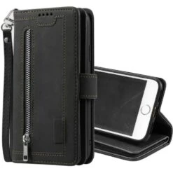 HTOOQ HTOOQ Wallet Case For IPhone 6 Plus Black 5.5"