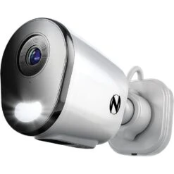 Night Owl Night Owl CAM-FWIP4L Plug-in Wireless 2K HD Indoor/Outdoor Deterrence Camera With 2-Way Audio (1 Camera)