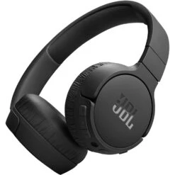JBL JBL JBLT670NCBLKAM TUNE 670NC - Adaptive Noise Cancelling With Smart Ambient Wireless On-Ear Headphones, Up To 70H Battery Life With Speed Charge, Lightweight, Comfortable And Foldable Design (Black)