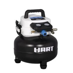 Hart Hart 6 Gallon 1.5 HP Pancake Air Compressor - Oil-free Pump -Digitopia Deals Store 1d5aee693e8d4dc0b9a2f8274705fb20