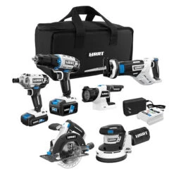 Hart HART HPCK602B 20-Volt Cordless 6-Tool Combo Kit 4.0Ah & 1.5Ah Lithium-Ion Batteries Charger And Storage Bag