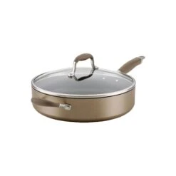 Anolon Anolon Advanced Home Hard Anodized 5-Qt. Saute Pan With Lid And Helper Handle - BRONZE ONE SIZE