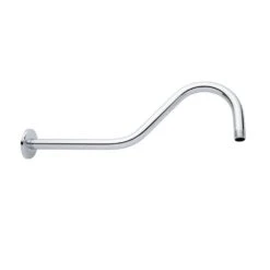 Signature Hardware Victorian Shower Arm With Escutcheon - Chrome