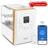 LEVOIT Levoit Smart Warm And Cool Mist Humidifier For Room, 6L Top Fill Air Vaporizer For Large Rooms Bouns Remote Control, LV600S Wood