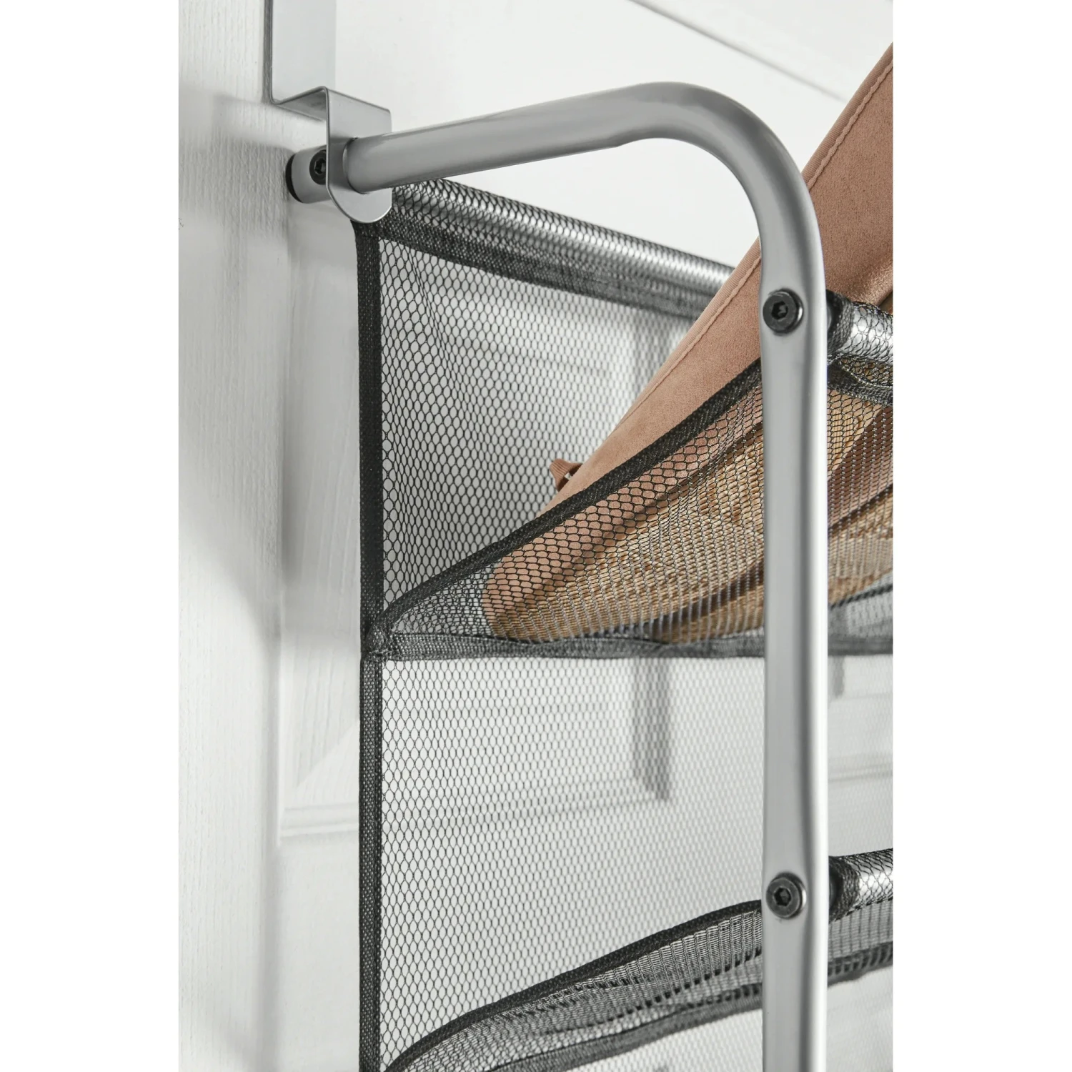 Mainstays Mainstays MS89-565-009-05 Over The Door Shoe Rack, 36 Pair, White 3 Mainstays Mainstays MS89-565-009-05 Over The Door Shoe Rack, 36 Pair, White - Image 3