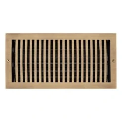 Signature Hardware Signature SH551473AB Hardware Modern Brass Oversized Wall Register, Antique Brass 6" X 10"