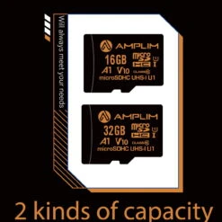 Amplim Amplim A-16GB-4X-OR 16GB Micro SD Card, 4 Pack MicroSD Memory Plus Adapter, Class 10 -Digitopia Deals Store 25d3040265fd4c7e87f69a93388c5a46