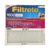 Filtrete Filtrete 1600 Ultra Allergen 2X Bacteria & Virus Filter (1600 MPR), 20x20x1 (4 Pack)
