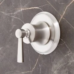 Signature Hardware Pendleton In-Wall Shower Diverter Trim - Brushed Nickel