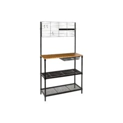 Honey Can Do Honey Can Do Honey-Can-Do 3-Shelf Shelving Unit - BLACK ONE SIZE