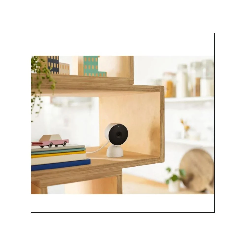 Google Google Nest Cam Indoor Wired Smart Home Security Camera, Snow 3 Google Google Nest Cam Indoor Wired Smart Home Security Camera, Snow - Image 3