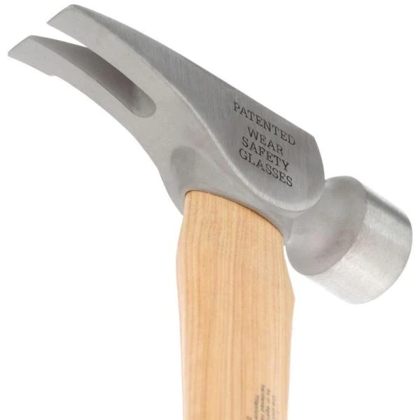 Stiletto Stilletto TI14MC Titanium 14oz Milled Face Hammer W/18"Curved Hickory Handle 4 Stiletto Stilletto TI14MC Titanium 14oz Milled Face Hammer W/18"Curved Hickory Handle - Image 4