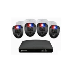 Swann Swann SODVK-846804SLY Hardwired Wired Outdoor Security Camera 4-Pack