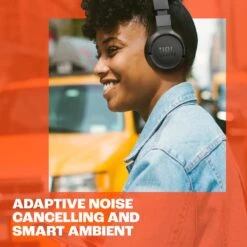 JBL JBL JBLT670NCBLKAM TUNE 670NC - Adaptive Noise Cancelling With Smart Ambient Wireless On-Ear Headphones, Up To 70H Battery Life With Speed Charge, Lightweight, Comfortable And Foldable Design (Black) -Digitopia Deals Store 2fffd10ea8d44ad383535e5c674f146a