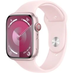 Apple Apple Watch Gen 9 Series 9 Cell 45mm Pink Aluminum - Light Pink Sport Band MRML3LL/A