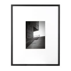 Better Homes & Gardens Better Homes & Gardens BHF128016444008 11x14 Matted To 5x7 Metal Gallery Wall Picture Frame, Black