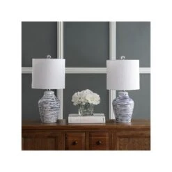 Safavieh Safavieh 21" Maxton 2-Pc. Table Lamp - BLUE ONE SIZE -Digitopia Deals Store 34be6959baaa43e092ab4b5d0c9221ab
