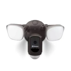 Swann Swann SWIFI-FLOCAM2BR-US Wi-Fi Floodlight Security Camera, Bronze