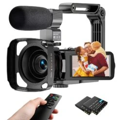 ACTITOP ACTITOP Video Camera Camcorder Ultra HD 2.7K 24FPS 36.0 MP IR Night Vision 3.0 Touch Screen 16X Digital Zoom
