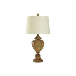 Collective Design By Stylecraft Collective Design By Stylecraft Wood Tone Table Lamp TL332569JCDS - MEDIUM WOOD TONE ONE SIZE