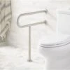 Signature Hardware Signature Hardware 920109 Pickens 24" Grab Bar With Leg Support Brushed Stainless Steel