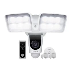 LOREX Lorex V261-Db1-Ktk2-E Home Monitoring Kit With 1080p HD Video Doorbell, Floodlight And 2 Window / Door Motion Sensors
