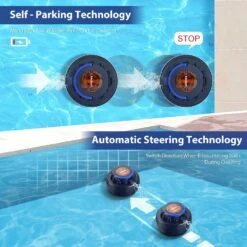 Neobot Neobot X2 Cordless Pool Cleaner, Automatic Robotic Pool Vacuum, Lasts Up To 120 Mins, Dual-Motor, Self-Parking, Pool Vacuum For Above/In Ground Flat Pools Up To 914 Sq Ft -Digitopia Deals Store 3e714e81c7f24056a0c1943ed95277fd
