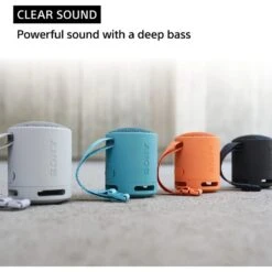 Sony Sony SRSXB100/B Wireless Bluetooth Portable Lightweight Super-Compact Travel Speaker, Extra-Durable IP67 Waterproof & Dustproof, 16 Hour Battery, Versatile Strap, And Hands-Free Calling (Black) -Digitopia Deals Store 3fa3e0bdb8dc4998b5ac0432c0276ce6
