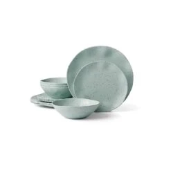 Oneida Oneida Terrazzo Melamine 12-Pc. Melamine Dinnerware Set - GREEN ONE SIZE