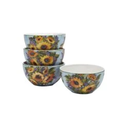Certified International Certified International Sunflower Bouquet 16-Pc. Earthenware Dinnerware Set 97664RM - YELLOW ONE SIZE -Digitopia Deals Store 40eb23ed06d848f0884c4c5fb47d2d23