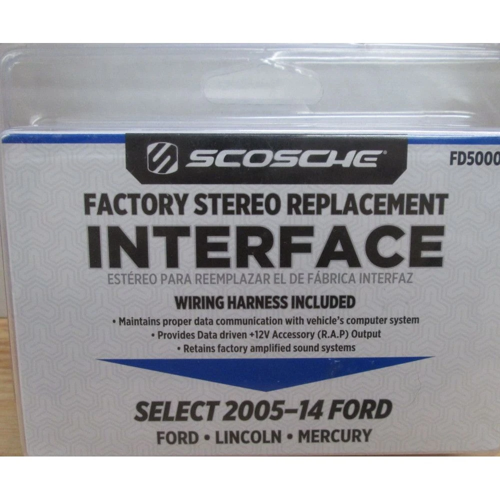 Scosche Scosche FD5000 Factory Replacement Interface Ford Lincoln Mercury 2005-14 2 Scosche Scosche FD5000 Factory Replacement Interface Ford Lincoln Mercury 2005-14 - Image 2