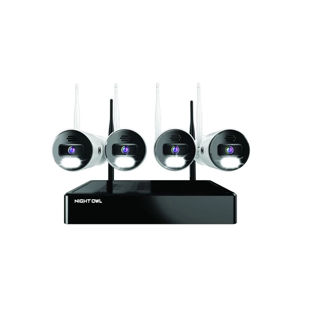 Night Owl Night Owl CL-BT8WN-14L Wi-Fi Bluetooth NVR With (4) AC Powered Wi-Fi IP 4K Spotlight Cameras 1 Night Owl Night Owl CL-BT8WN-14L Wi-Fi Bluetooth NVR With (4) AC Powered Wi-Fi IP 4K Spotlight Cameras