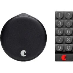 August August AUG-SL05-K02-G01 Wi-Fi Smart Lock + Smart Keypad - Matte Black