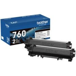 Brother Brother TN7602PKW Genuine High-Yield Black Printer Toner Cartridge Twin Pack TN7602PK