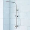 Signature Hardware Retrofit Exposed Pipe Shower System - Brushed Nickel