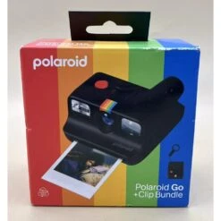 Polaroid Polaroid Go +Clip Bundle Instant 12MP Camera Kit, Gen 2 (Black)