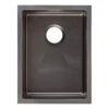 Signature Hardware Signature Hardware ACS1520A1B-C 15" Atlas Stainless Steel Undermount Prep Sink - Gunmetal Black