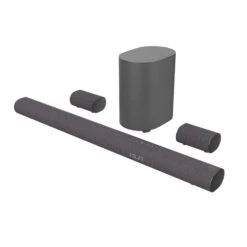 Onn. Onn. 5.1.2 Soundbar With Dolby Atmos And Wireless Subwoofer, 42", Black - True Wireless Satellites