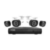 DEFENDER Defender NS8MP1T4B4 Sentinel 4K Ultra HD POE Wired NVR Security System With 4 Cameras, Color Night Vision
