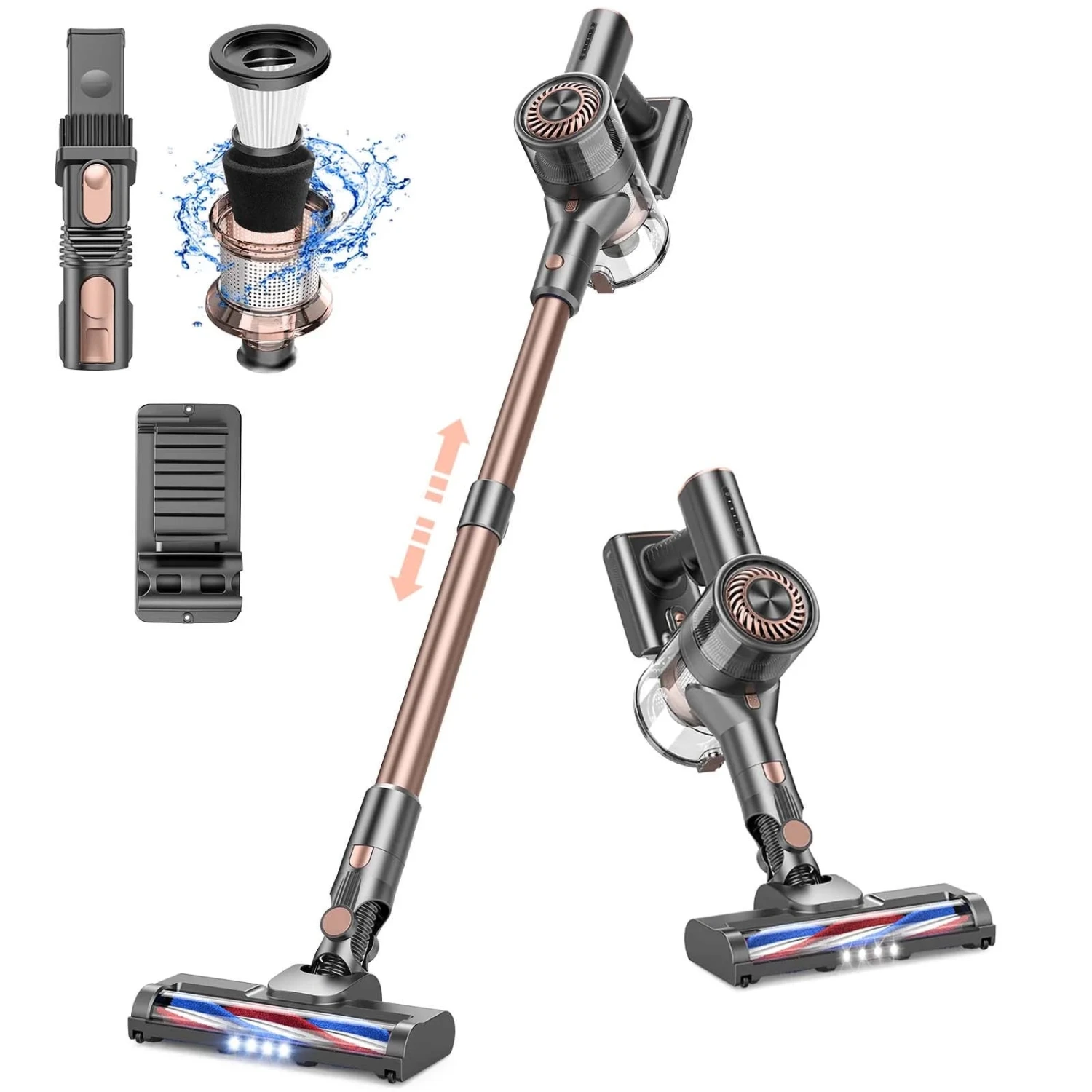 Bossdan Bossdan 4 In 1 Cordless Stick Vacuum Cleaner With Powerful Suction 1 Bossdan Bossdan 4 In 1 Cordless Stick Vacuum Cleaner With Powerful Suction