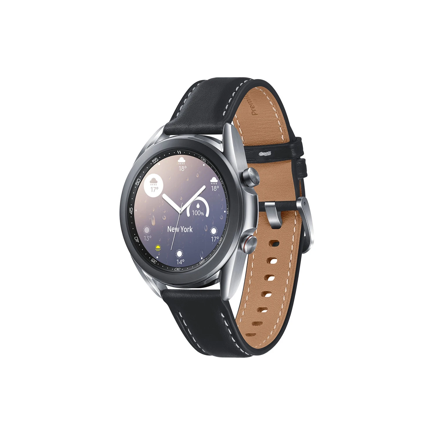 Samsung Samsung SM-R855UZSAXAR Galaxy Watch3 Smartwatch 41mm Stainless LTE - Mystic Silver 5 Samsung Samsung SM-R855UZSAXAR Galaxy Watch3 Smartwatch 41mm Stainless LTE - Mystic Silver - Image 5