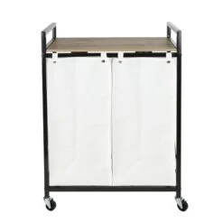 Better Homes & Gardens Better Homes & Gardens BH-A23-06-21 Jace Laundry Sorter Cart With Metal Frame