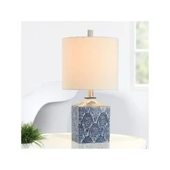 Collective Design By Stylecraft Collective Design By Stylecraft Blue And White Ceramic Table Lamp TL17565JCADS - BLUE AND WHITE ONE SIZE -Digitopia Deals Store 53d164fc5c974961a953ffca09545303