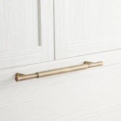 Signature Hardware Signature Hardware EH1079.18.ABS 18" Colmar Solid Brass Appliance Pull - Antique Brass